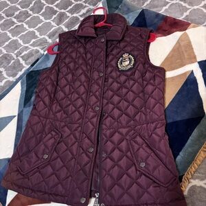 Polo by Ralph Lauren Plum Quilted Vest